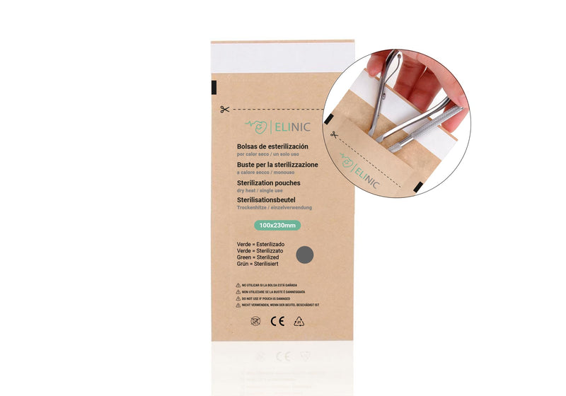 [AUSTRALIA] - Dry Heat Sterilization Bags - Pack of 100 (100mm x 230mm) 100*230mm 