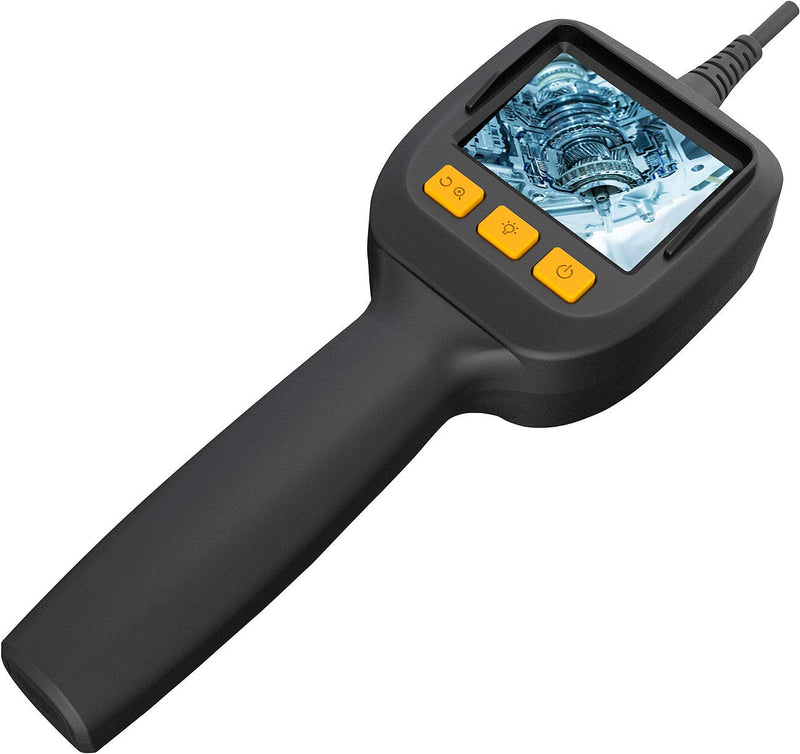 [AUSTRALIA] - Somikon Telescope Camera: Endoscope Camera with Colour LCD Display, LED Light, Battery Operated, IP67 (Rod Camera, Endoscope Camera with Light, Pipe Cleaner) 