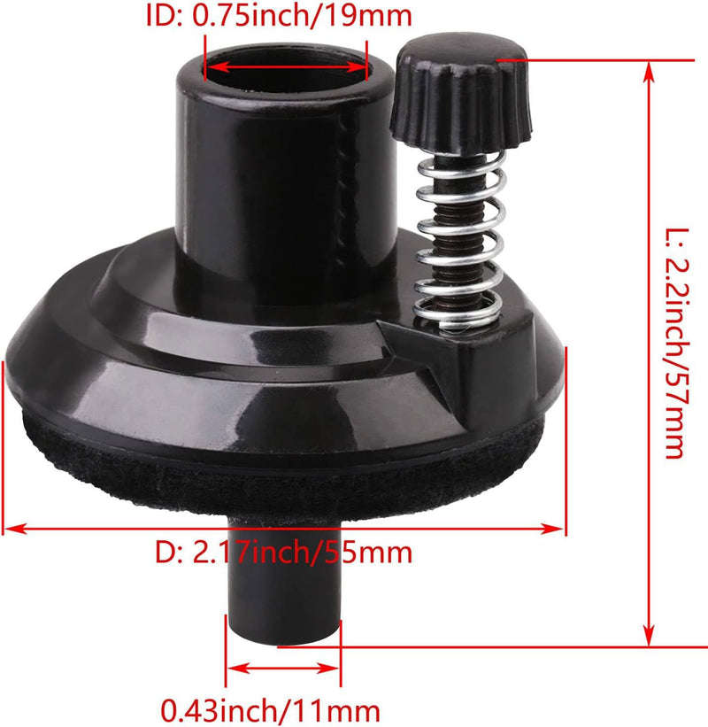 Hi-Hat Clutch and Seat Holder Set for Hi-Hat Jazz Drum Parts Accessories 2Pcs 19mm