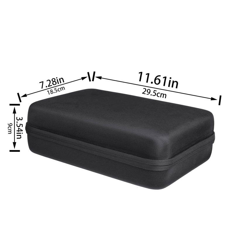 co2CREA Hard Case Replacement for DBPOWER 11.5" 12" Portable DVD Player Black