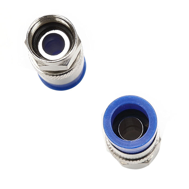 RG6 Compression F Type Straight Antenna Cable Connector Coax Adapter Pack of 20