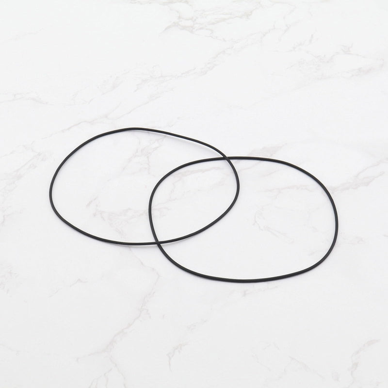 2pcs Turntable Drive Belt Elasticity Belt Record Player Belt Replacement Rubber Belt Compatible with Rega Turntables Wire Diameter 1.8mm Inner Diameter 109mm