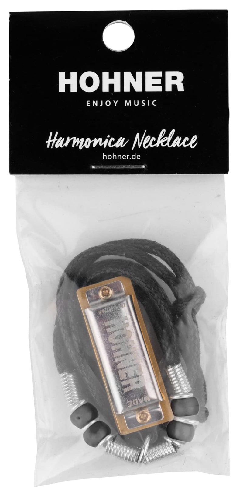 HOHNER Mini Harmonica Necklace Black black (black 19-3911tcx)