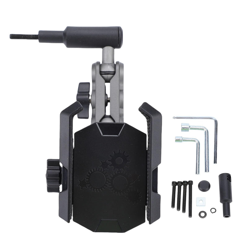 Car Grab Handle Phone Holder, Metal Universal A Pillar Mount for All Smartphones 360 Rotation (A Pillar Phone Mount)