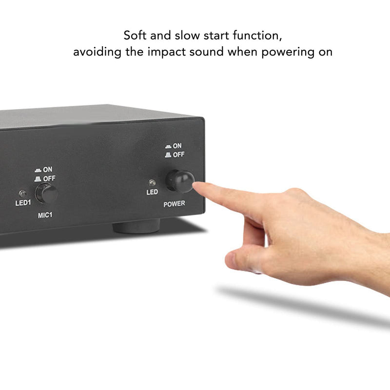 [AUSTRALIA] - 48V Phantom Power Supply, Microphone Phantom Power Supply with 2 XLR Cables, Support Dual Microphones, 48 V Phantom Power for Music Recording Equipment 