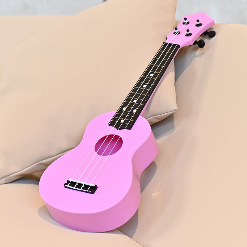 [AUSTRALIA] - Kids Ukulele 21 Inch Soprano Ukelele,Musical Instrument, Ukuleles for kid Beginners with Bag (Pink) Pink 