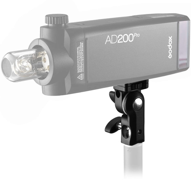 Godox AD-E2 Flash Holder Metal Bracket with 1/4 Inch Screw Umbrella Mount for AD200 AD200Pro AD300Pro 1 Pack