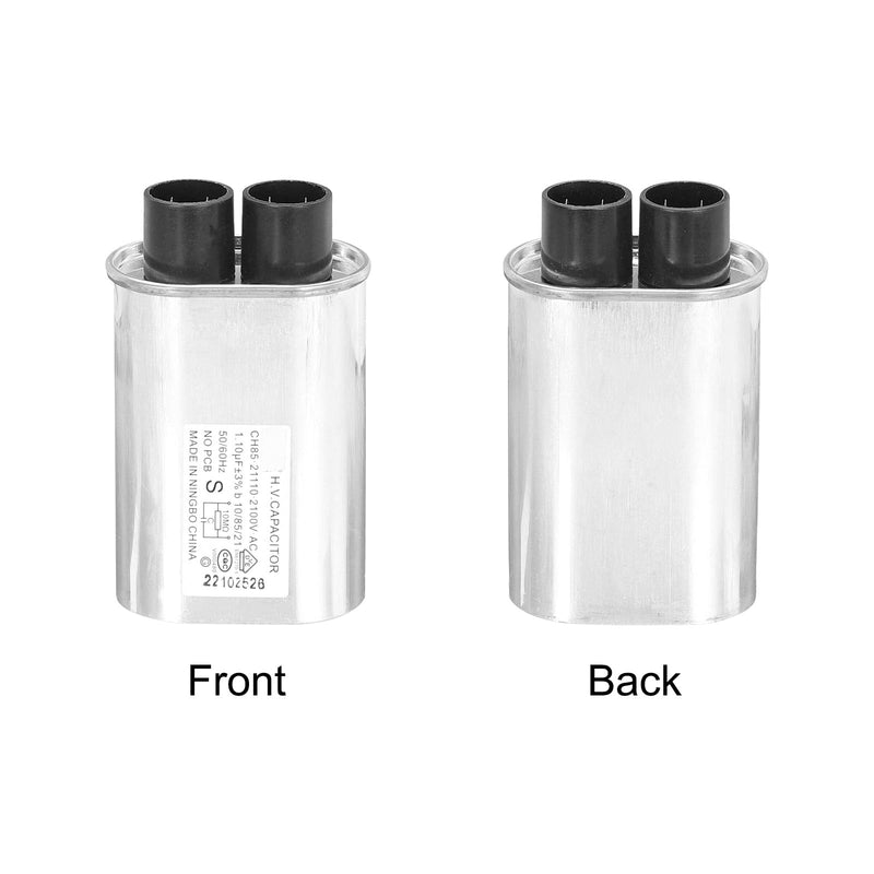 QUARKZMAN Microwave Condenser Replacement High Voltage Oven Capacitor 2100VAC 1.10uf