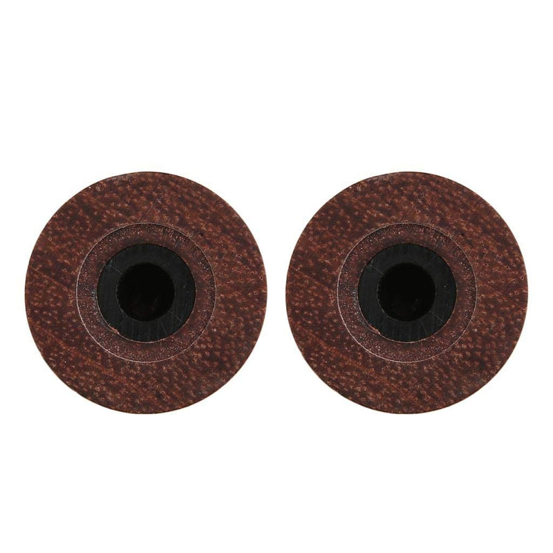 KAISH 4-Pack Wood Knobs LP/Strat Style Bell Knobs Guitar Bass Top Hat Wood Knob with Indicator Dot Bubinga Wood Pack of 4