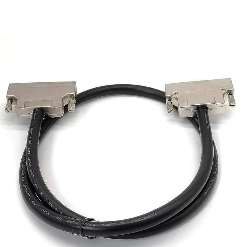 SCSI 68Pin Data Extension Cable HPDB 68Pin Male to Female Straight Double Layer Aluminum Foil Shielding Cable for Legacy Servers, Drives, and Scanners AWG28 2Meter