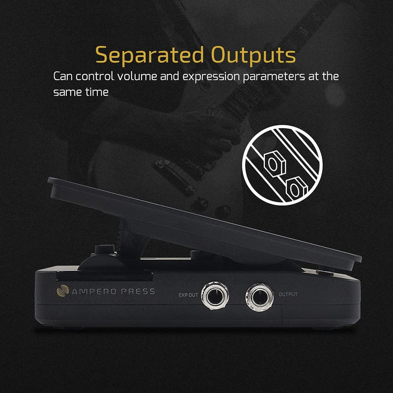 HOTONE Volume Expression 2 in 1 Guitar Effects Pedal Passive EXP Ampero Press Guitar Pedal(Included 1 PCS Additional 15 CM TS Cable) Ampero Press 2 in 1