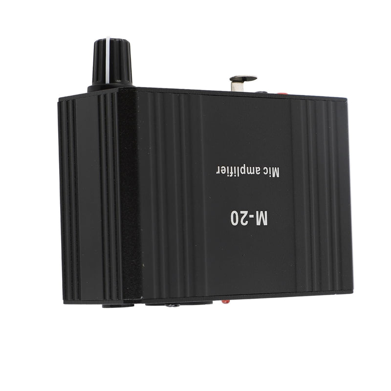 Microphone Preamp, High Gain 48V Power XLR Output Mic Preamplifier for Dynamic and Condenser Microphones Booster