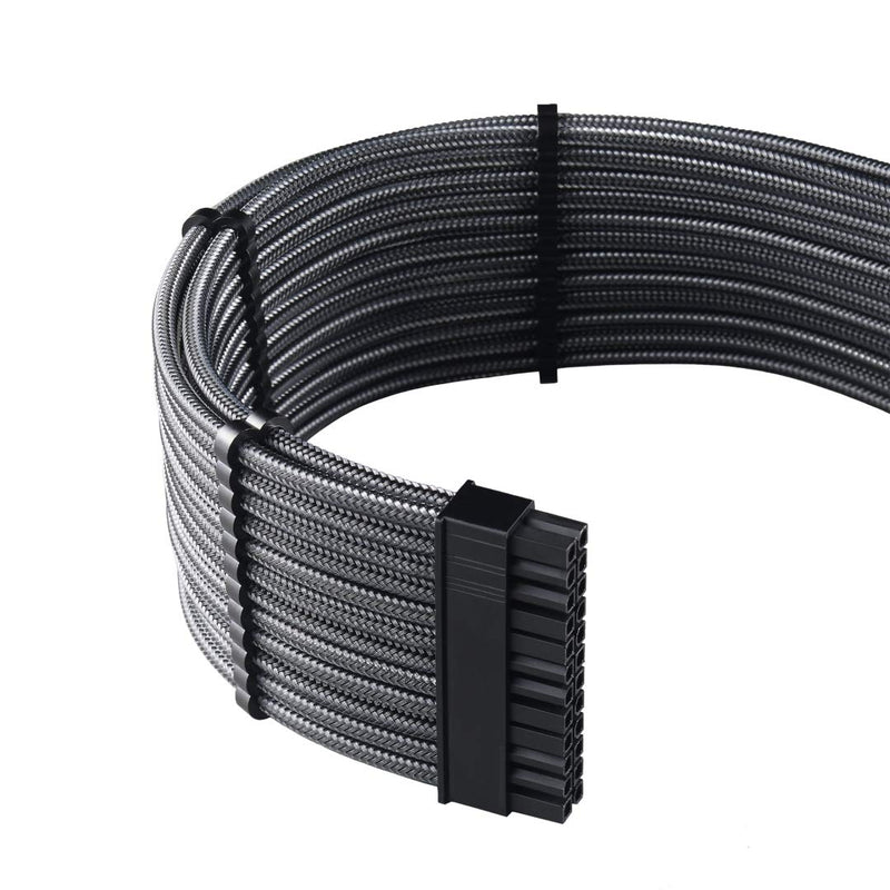 CableMod Pro ModMesh Sleeved Cable Extension Kit (Carbon) ModMesh Extension Kit Carbon