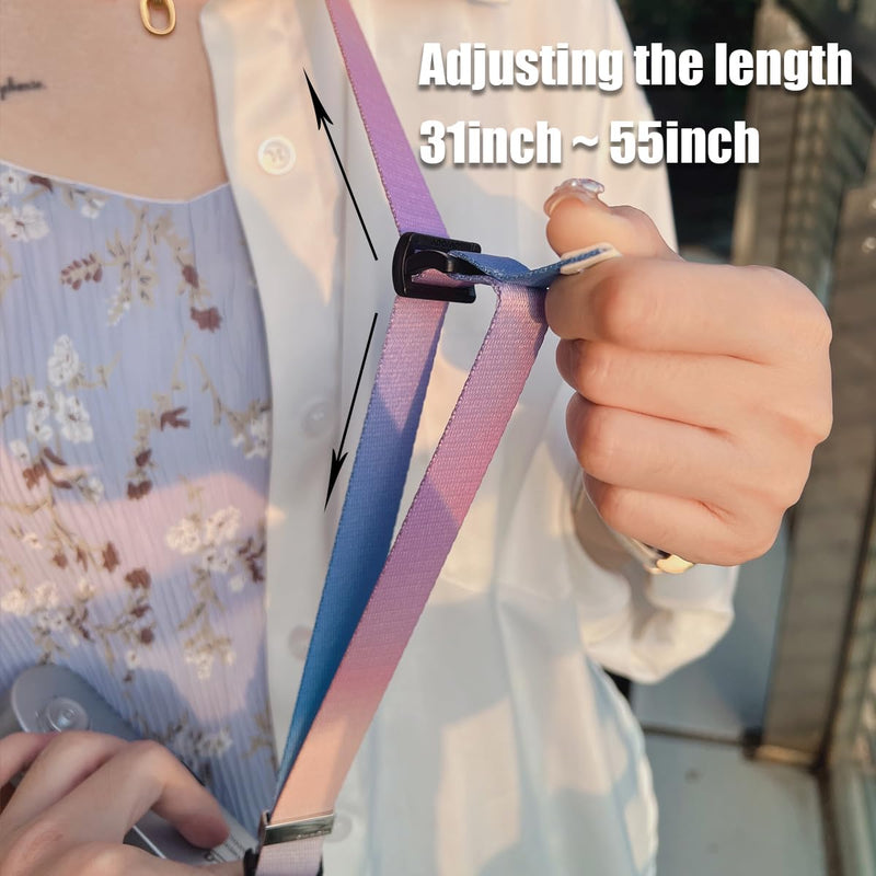 Quick Magnetic Buckle Camera Shoulder Strap Lanyard Camera Straps for Photographers for Magnetic Camera Neck Strap Aurora