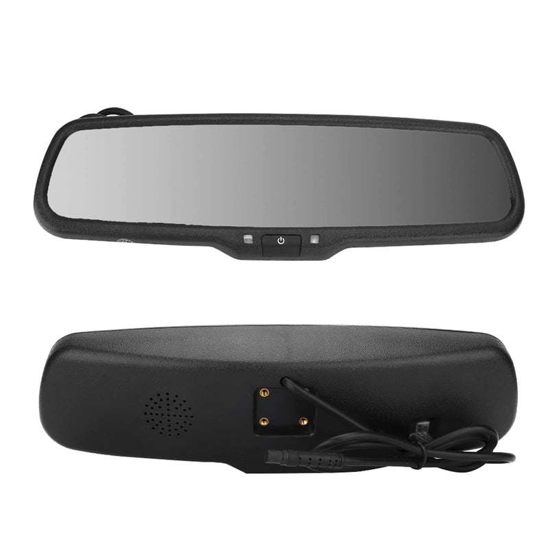 4.3inch Rear View Mirror Monitor, Auto-Dimming Rearview Monitor,480 * 272, 500 cd / m2 HD Reverse Camera System for Trucks & Van,Camera Monitor Parking Aid with Bracket