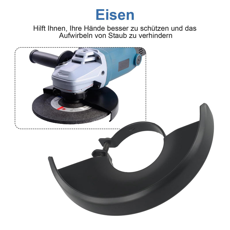 Winkelschleifer-Radabdeckung, Schutzabdeckung für Winkelschleiferscheiben Ersatz-Schutzhaube für Winkelschleifer winkelschleifer zubehör, for 125mm Angle grinder (135 x 48 mm)