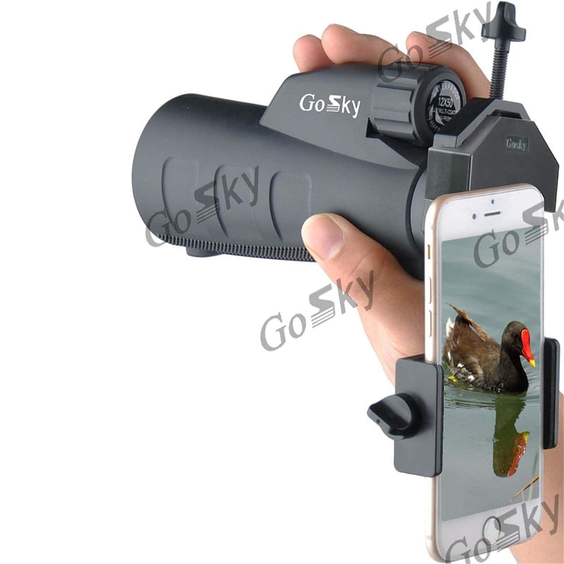 GOSKY Smartphone Adapter Mount Regular Size - Compatible with Binoculars, Monoculars, Spotting Scopes, Telescope, Microscopes Fits almost all Smartphones on the Market Record Nature and The World Standard
