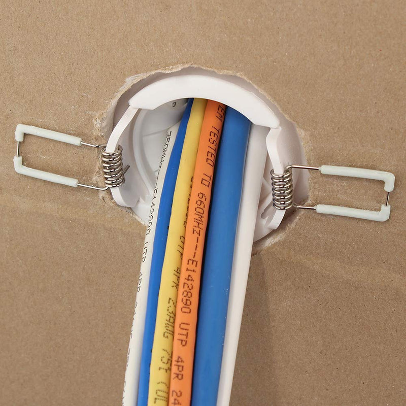 Speedy’Z Spring-Lock 2” Cable Pass Through Port (White | Each)