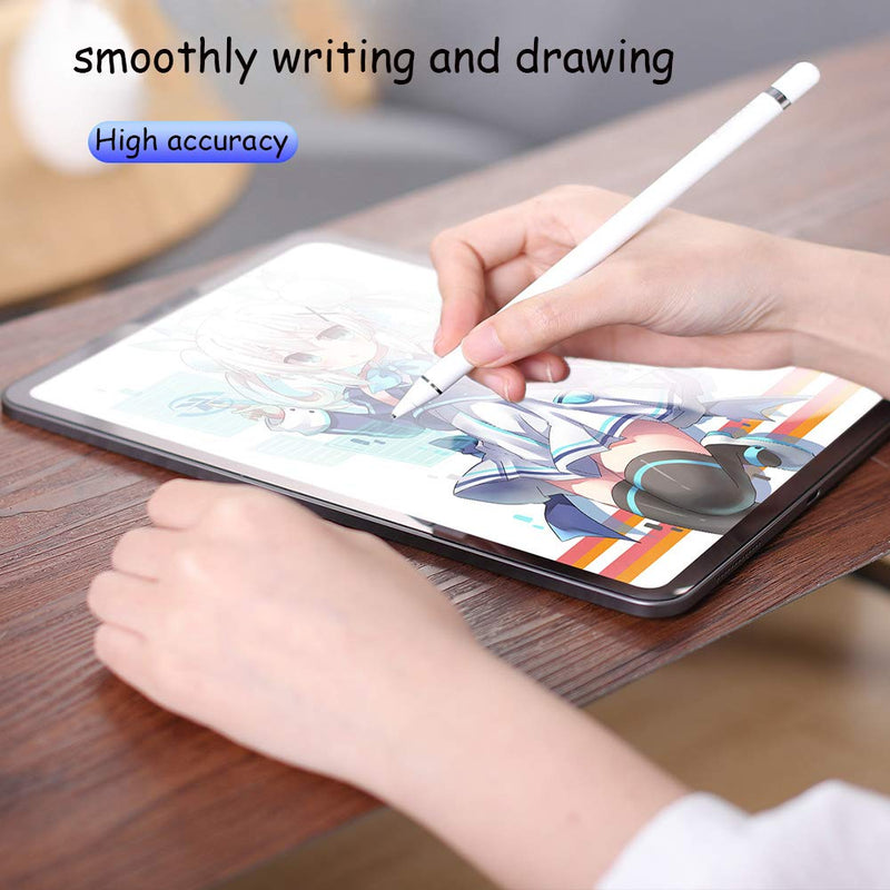 DOGAIN Active Stylus Pen for Android,iOS, iPad/iPad 2/New iPad 3/iPad4/iPad Pro/iPad Mini/iPad Mini 2/3 /4 and Most Tablet,1.5mm Fine Point Rechargeable Digital Stylus Pen（White）