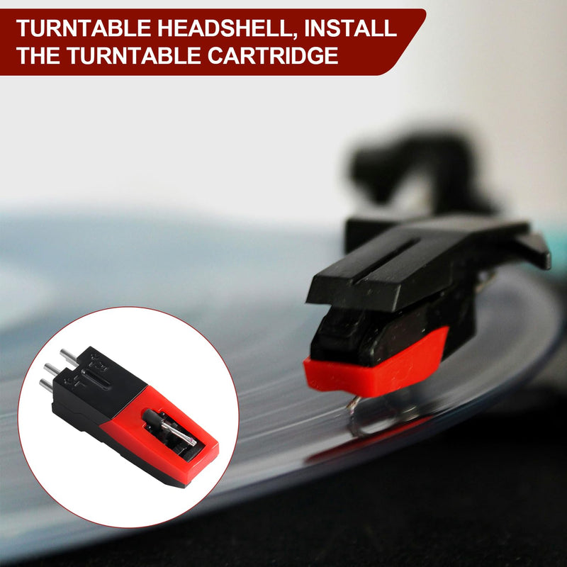 3pcs Universal Record Player Cartridge, Vinyl Turntable Cartridges Replacement Diamond Stylus Needle Turntable Needle Record Player Needle for LP Phonograph, Victrola, ION, Crosley
