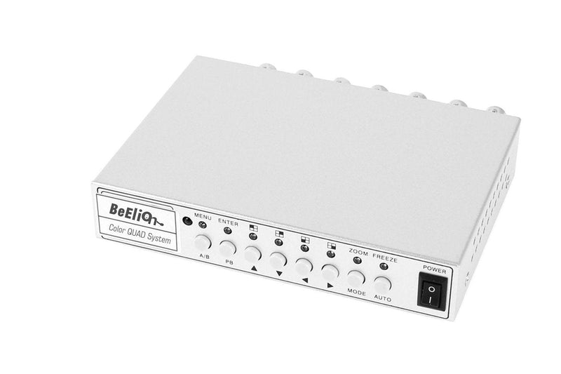4CH Color Video Quad Splitter, CCTV DVR Camera Video Splitter Processor Switch System