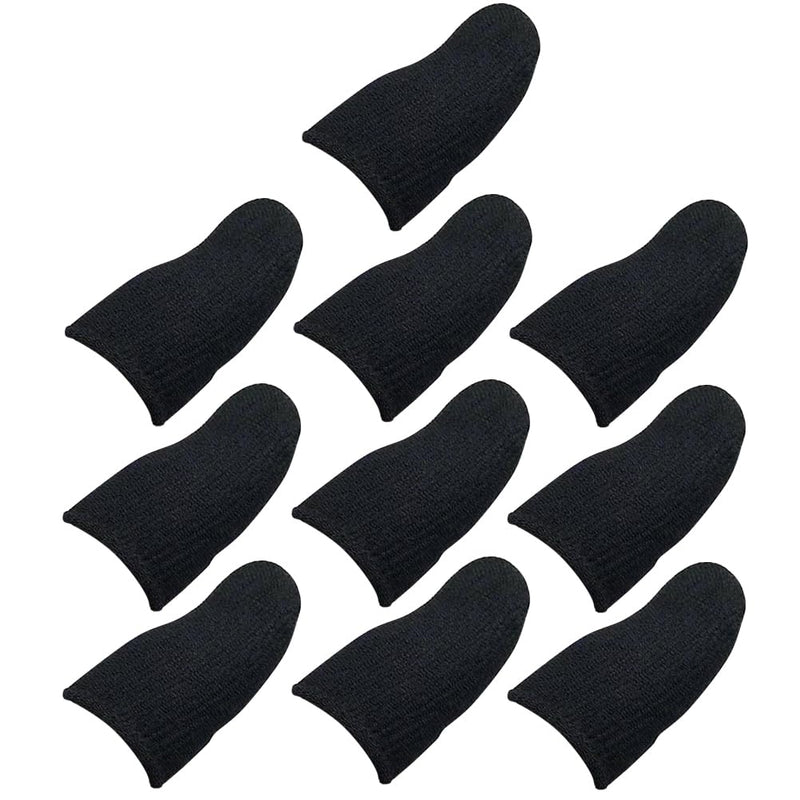 [AUSTRALIA] - Garneck 10 PCS - Mobile Phone Gaming Finger Sleeves - Gamer Nylon Thumb Sleeves Mobile Gaming Stabilizer Compression Support Sleeve - Finger Gloves for All Touchscreen Devices 