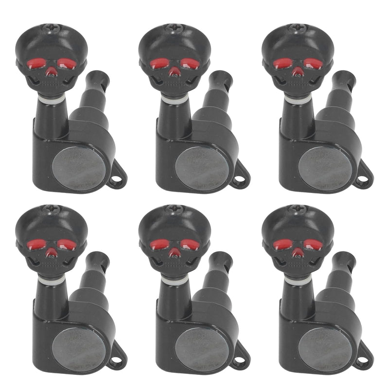 [AUSTRALIA] - Skull Guitar Tuning Pegs, Metal Machine Heads Tuners, Electric Acoustic Guitar Tuners, Replacement Parts for Guitar Repair & Maintenance 