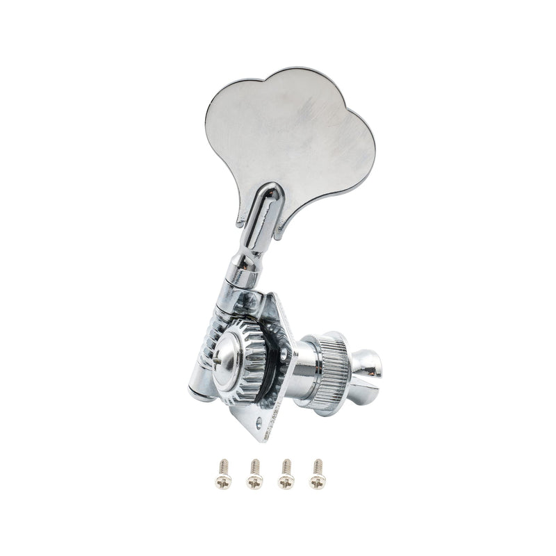 [AUSTRALIA] - Musiclily 2+2 Vintage Open Geared Bass Tuners Machine Head Tuning Keys Pegs Set for Jazz Precision P Bass Replacement, Chrome 