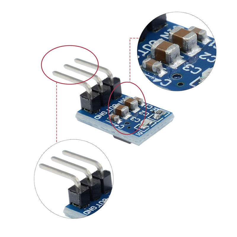 DC Voltage Regulator Step Down Converter 4.5 V-12 V to 3.3 V/5 V 800 mA Power Supply Regulator Adjustment (5 Volt) 5 Volt