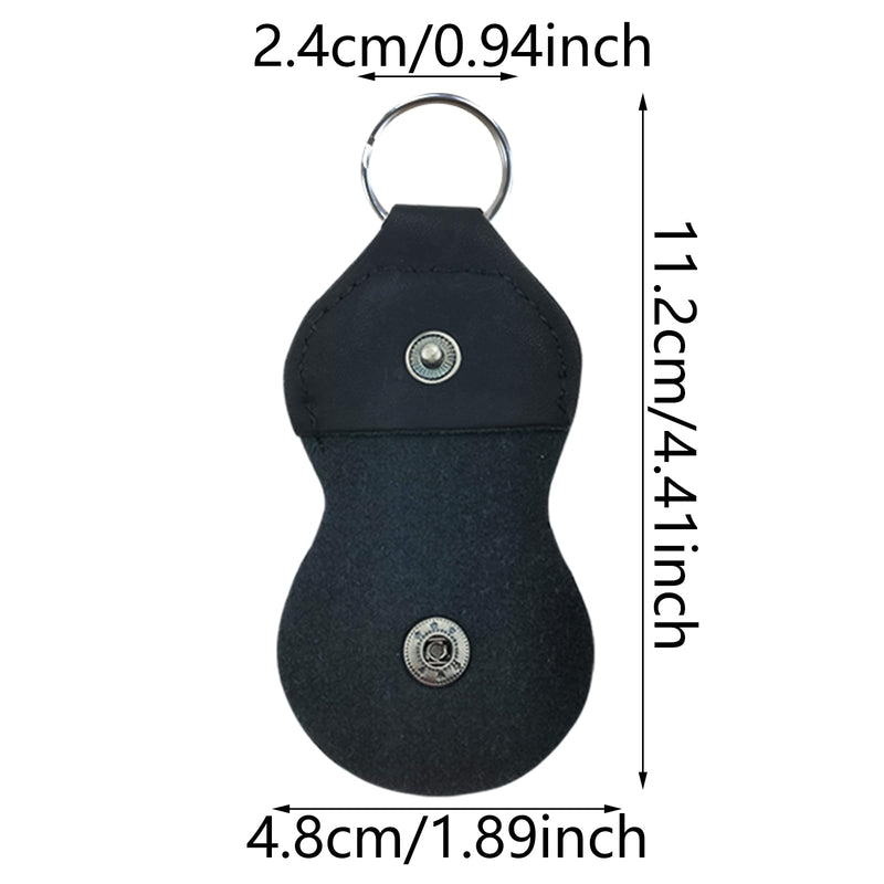 12 PACK Leather Guitar Pick Holder Keychain,Guitar Pick Holder Case Bag,Guitar Key Cases Bag Gift for Guitar Players