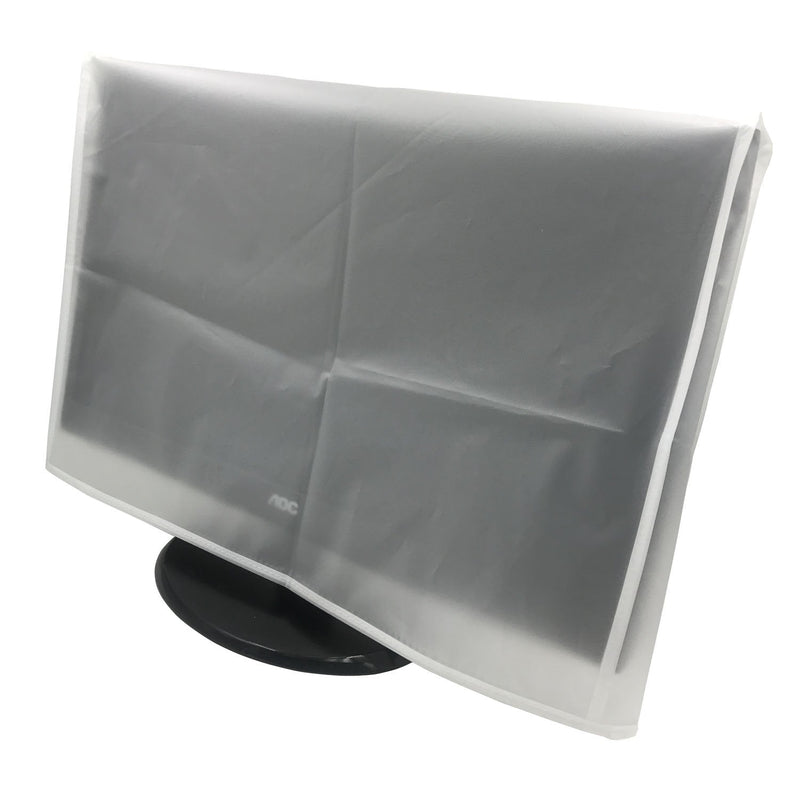 Monitor Dust Cover, LED/LCD Antistatic Vinyl Flat-Screen Computer Monitor Water Proof Protective Case by SZBRO for 24" (24W x18H x3D) 24W x18H x3D