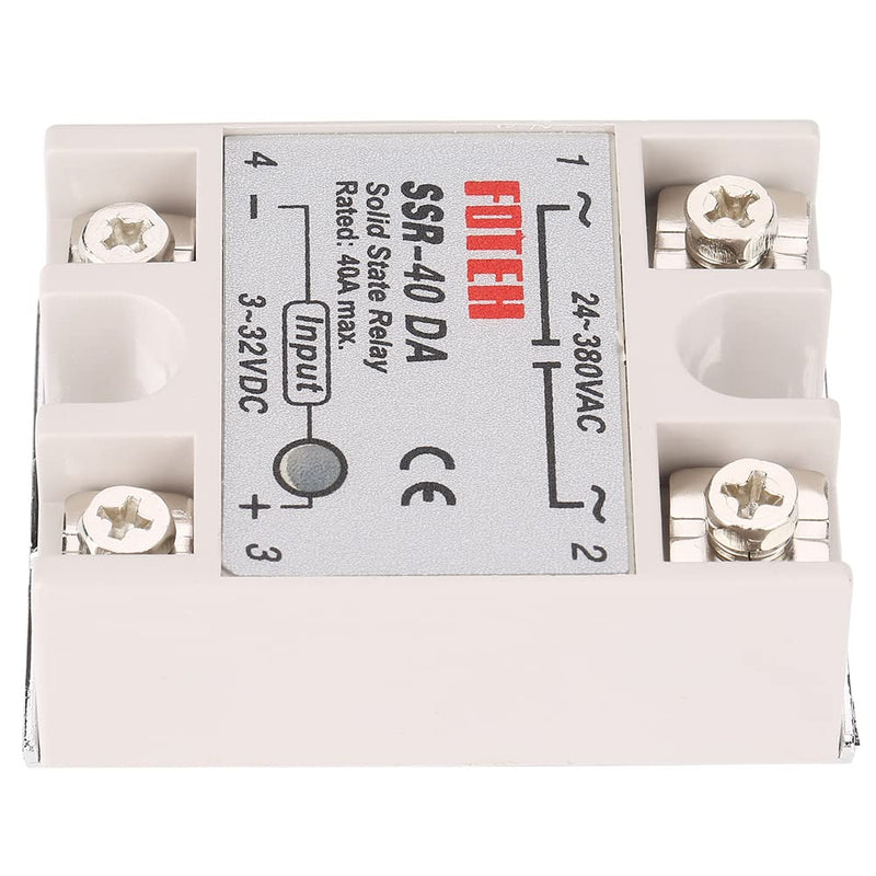 Auto modules de relay statique monophasé DC-AC SSR-40DA solid state relay 25a+relay a semi conducteur relay ssr 40a relay 5v 220v ssr relay statique solid state relay 25a solid state relay