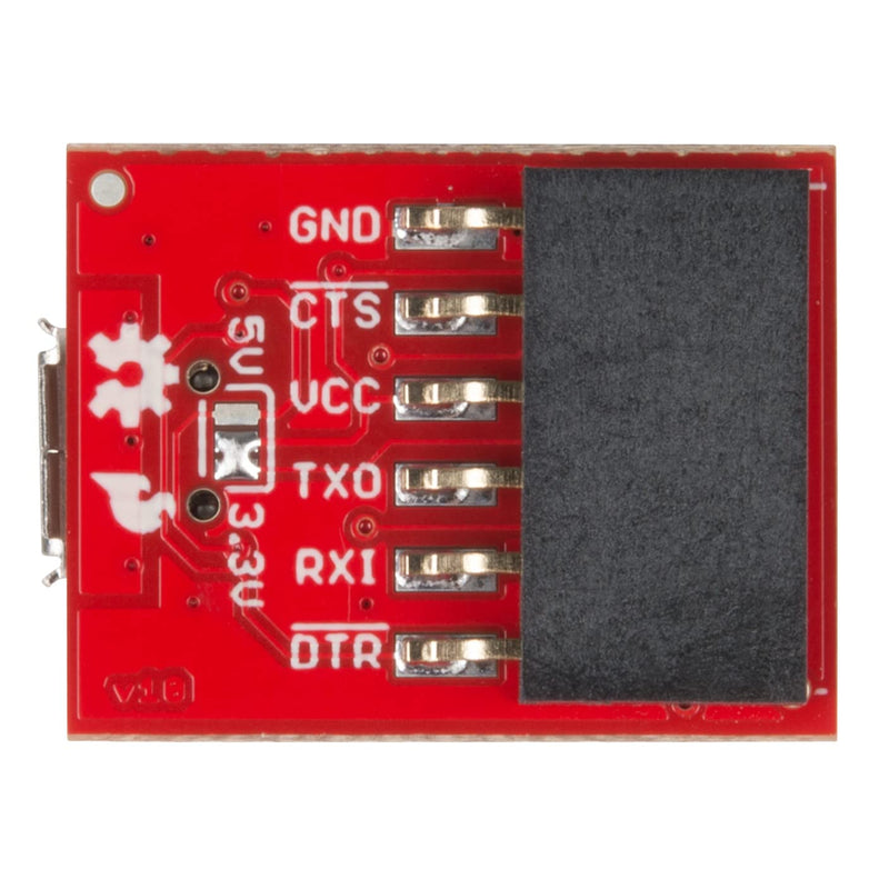 SparkFun Serial Basic Breakout - CH340G Development Tool with USB Micro-B connector Save space and money in your DIY electronics projects