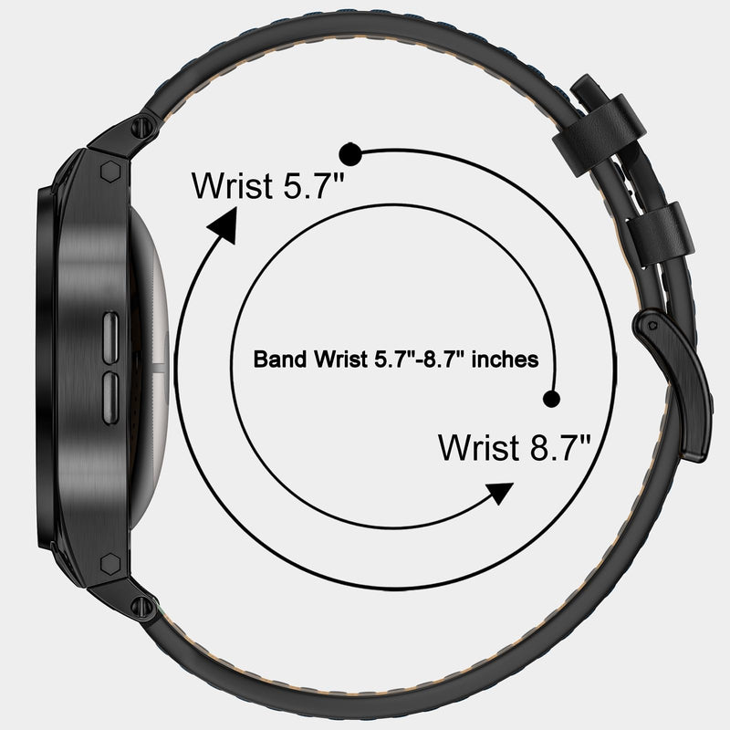 MioHHR Leather Bands with Stainless Steel Case for Google Pixel Watch 45mm | 41mm Metal Cover and Genuine Leather Strap Compatible with Pixel Watch 3/2/1 for Men Women,Comfort,Durability Black 45mm for Google Pixel Watch 3
