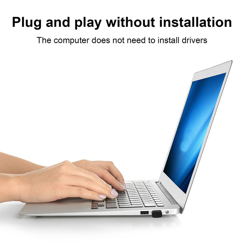 USB Bluetooth 5.0 Adapter, Music Transmitter, for Computer/TV/Projector/Headphones/Speakers, Plug and Play, Mini Compact Size, Anti Interference