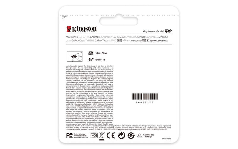 Kingston 256 GB SDXC Class 10 Flash Memory Card SDS2 Memory