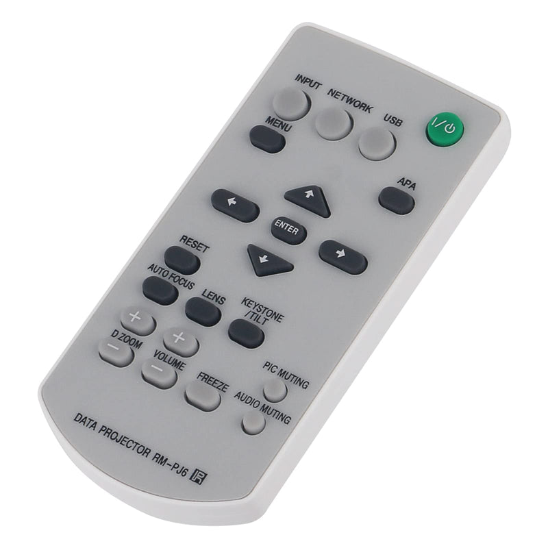 New RM-PJ6 Remote Replace for Sony VPL-CS21 VPL-DX11 VPL-EW7 VPL-EX130 VPL-MX25 VPL-TX7 VPL-SW526CM VPL-SW526M VPL-SW536 VPL-SW620 VPL-SW630 VPL-SW636C VPL-SX225 VPL-SX226 VPL-SX235 VPL-SX236 VPLSX631