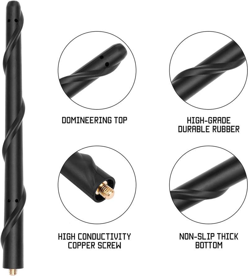BASIKER Short Antenna for Ford F150 F-150 2009-2024 2025, Ford F150 Accessories, 7 Inch Truck Car Ford F150 F250 F350 Antenna Replacement for AM FM Reception Compatible with F ord F150 F250 F350