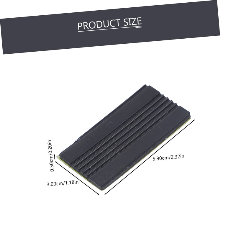 1 Pair Bass Drum Non-slip Rubber Pad Jazz Drum Pedal Guards Kick Drum Pedal Pad Bass Drum Hoop Protector Rubber Drum Hoop Guard Percussion Instrument Part Drum Supply Cushion Metal