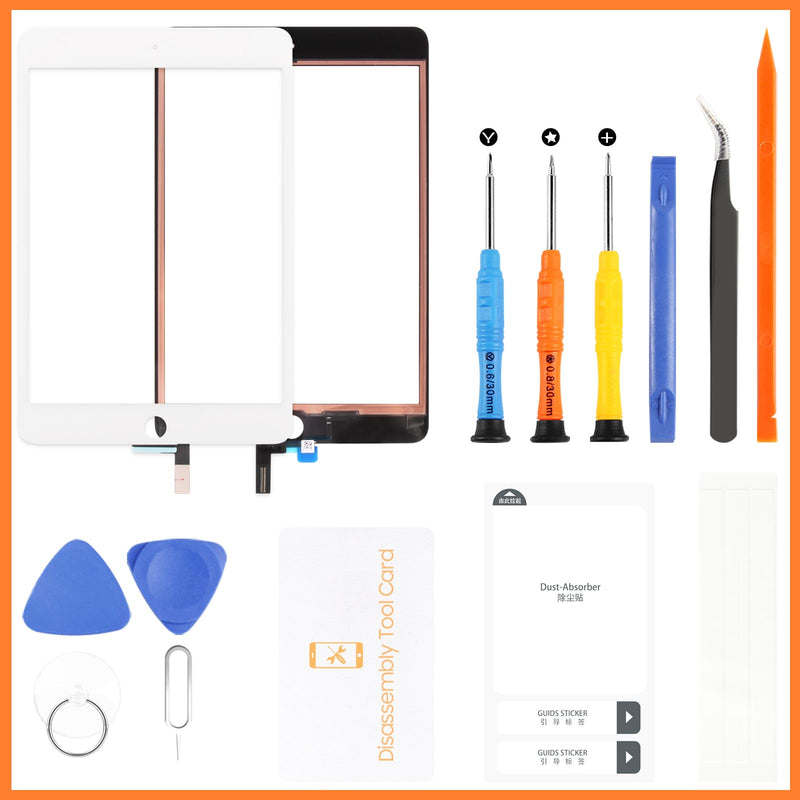 Touch Screen Replacement for iPad mini 4 A1538, A1550 7.9",for iPad mini 2014 Touch Screen Panel Digitizer Screen Replacement Repair Kits (White) White