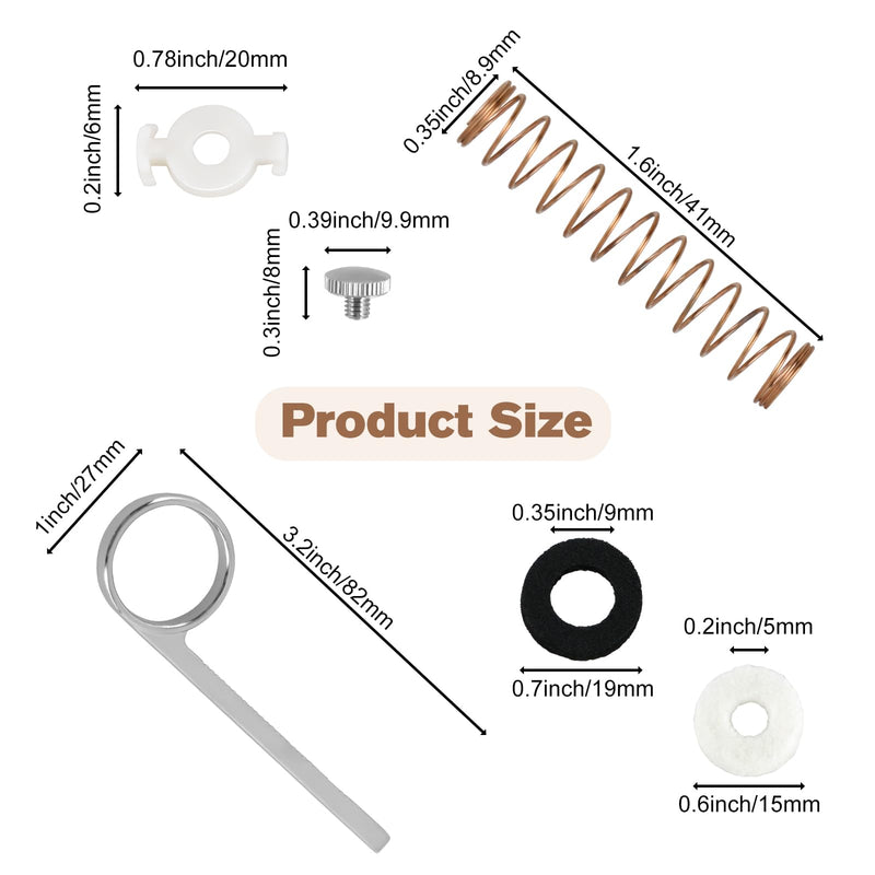 EASTROCK Trumpet Repair Kit Trumpet Finger Buttons Trumpet Parts 1Set Trumpet Piston Repair Tool