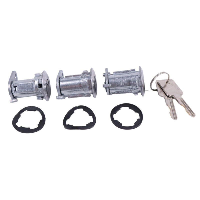 [AUSTRALIA] - 8122874K3 Door Lock Cylinder & Keys Compatible with Jeep CJ Wrangler YJ Cherokee XJ 84-90 