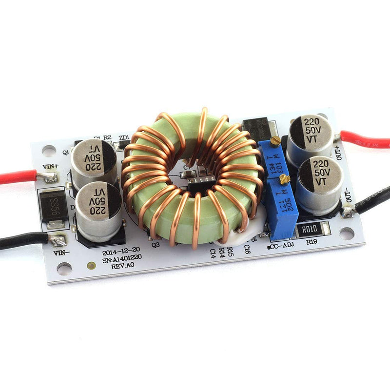 Hailege 250W DC-DC Boost Step-up Module, 10-40V to 10-50V, 6A Adjustable, Constant Voltage, Constant Current, 150KHz, 6A, 250W