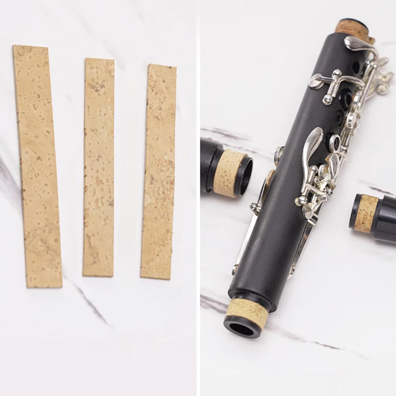 [AUSTRALIA] - Clarinet Joint Cork Replacement Kit, Clarinet Cork, Glue, Knife, Taping and Sandpaper 