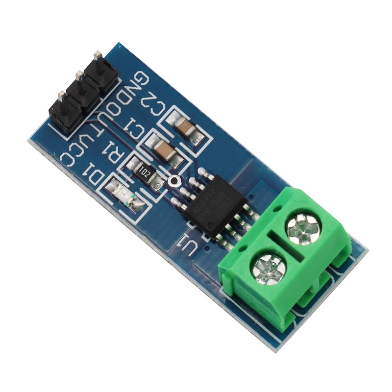 Heevhas ACS712 5A ACS712ELC-05B Current Sensor Module Hall Current Sensor Range Module for Arduino (Pack of 2) 2 x 5 A