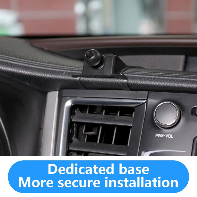Car Phone Holder for Toyota Highlander 2014 2015 2016 2017 2018 2019 and Toyota Highlander Hybrid 2014-2019 Auto Accessories Best Cell Phones Mount Cellphone Mobile Cradle Charging GPS Stand for Toyota Highlander 2014-2019