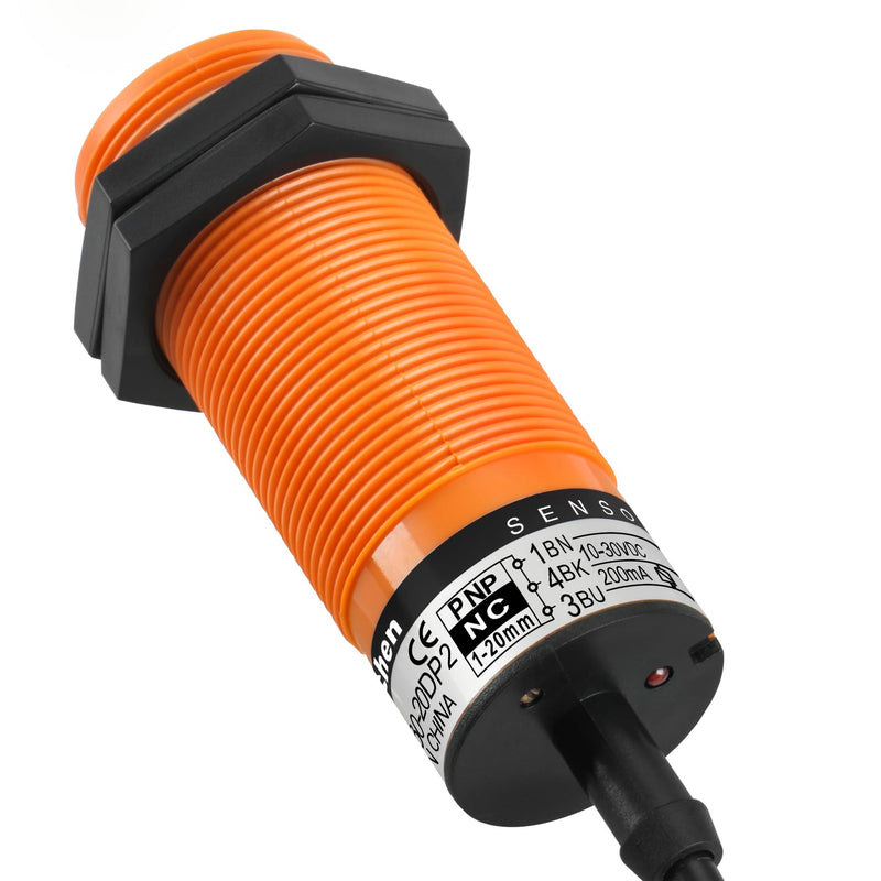 M30 Capacitive Proximity Sensor Switch, SZC-M30-20AC, Detecting Distance 1-20mm, 20-250VAC 400mA, Normally Closed (NC), 2 Wire