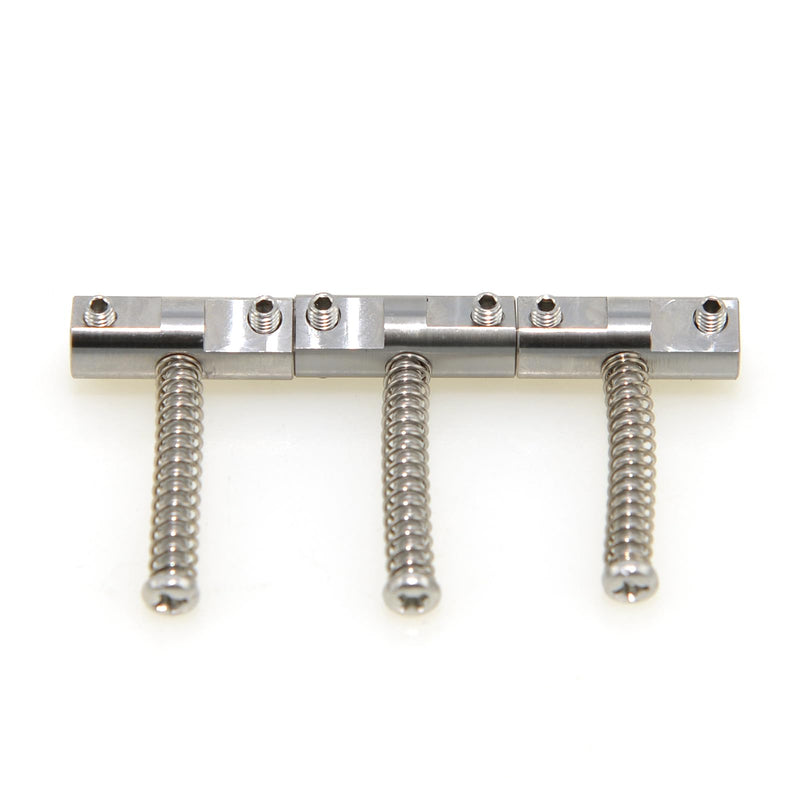 Titanium Alloy Compensated Bridge Saddles 10.8mm Barrel In-Tune Compatible with Fender Telecaster Vintage-Style Tele Bridge Saddle TL Electric Guitar Replacement Part