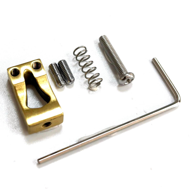 [AUSTRALIA] - Brass Guitar Tremolo Bridge Saddles 10.8mm Electric Guitar Brass Saddles for Fender Strat St Tele Telecaster 6 String Guitar Replacement Parts 