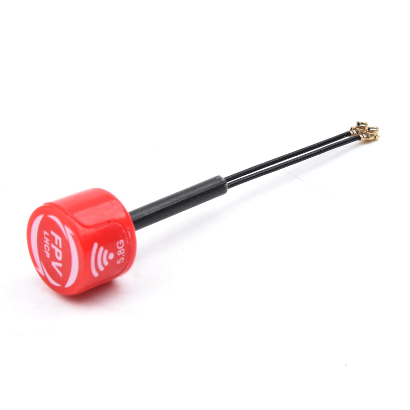 FPV 5.8G LHCP Antenna High Gain 3Dbi FPV Mini Antenna for DJI O3 Air Unit FPV Racing Drone with IPEX1 Connector (Red) Red